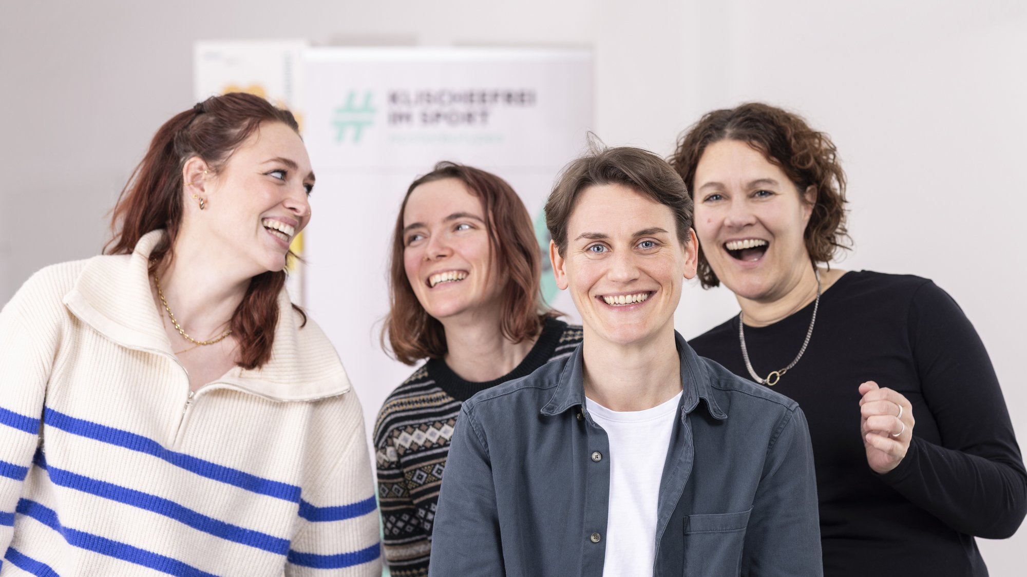 Gruppenfoto von Klischeefrei im Sport