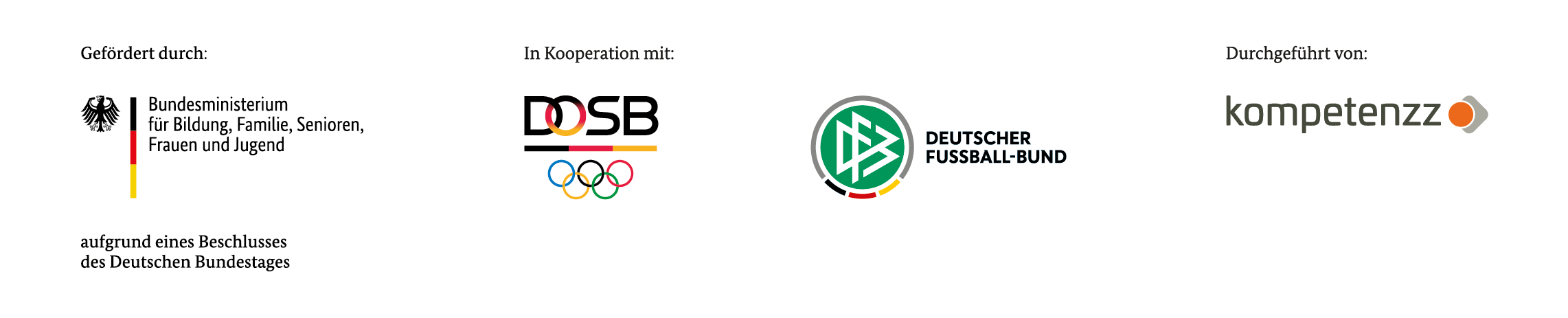 Klischeefrei im Sport Logo leiste