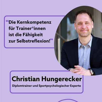 Mehr Selbstreflexion für ein sicheres Umfeld im Sport 💪
 
🗨️"Die Kernkompetenz für Trainer*innen ist die Fähigkeit zur...