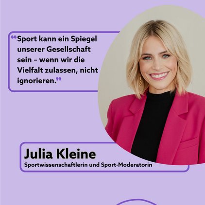 👉 Vielfalt im Sport ist für mich kein Buzzword – sie ist der Motor!
🗨️“Seit mittlerweile 20 Jahren arbeite ich... 👉 Vielfalt im Sport ist für mich kein Buzzword – sie ist der Motor!
🗨️“Seit mittlerweile 20 Jahren arbeite ich...