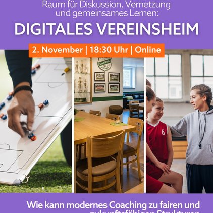 Impulse für modernes Coaching und faire Strukturen 💡
👉 Im November startet unser neues Austauschformat „Digitales... Impulse für modernes Coaching und faire Strukturen 💡
👉 Im November startet unser neues Austauschformat „Digitales...