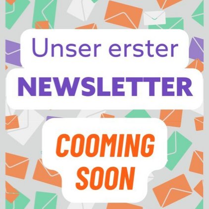 Wir haben Neuigkeiten!📢
Unser erster Newsletter steht in den Startlöchern! Ab sofort kannst du ihn abonnieren.👀
Den... Wir haben Neuigkeiten!📢
Unser erster Newsletter steht in den Startlöchern! Ab sofort kannst du ihn abonnieren.👀
Den...