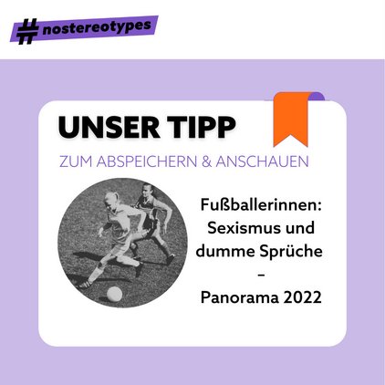 🎥 Unser Tipp – zum Abspeichern und Anschauen! 

Sexismus hat im Sport keinen Platz! Doch Sexismus ist ein...