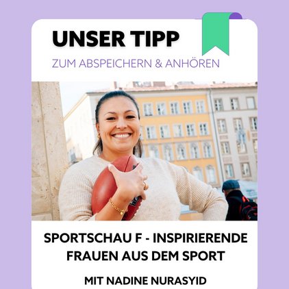 Wie setzt man sich in einer männerdominierten Sportart durch? 🏈
Unser neuer #nostereotypes-Tipp gibt eine Antwort auf... Wie setzt man sich in einer männerdominierten Sportart durch? 🏈
Unser neuer #nostereotypes-Tipp gibt eine Antwort auf...