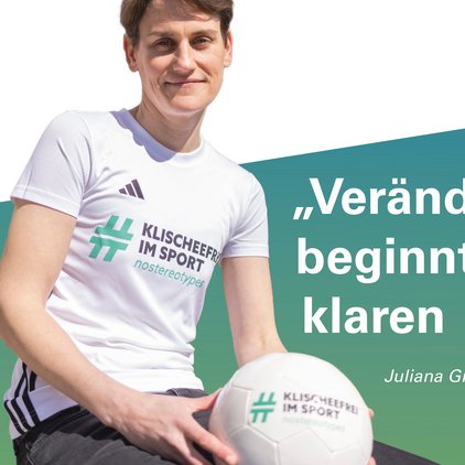 „Veränderung beginnt mit einer klaren Haltung.“
Diskriminierung im Fußball geschieht nicht im luftleeren Raum, sondern... „Veränderung beginnt mit einer klaren Haltung.“
Diskriminierung im Fußball geschieht nicht im luftleeren Raum, sondern...