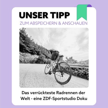 Ein #nostereotypes-Tipp für alle Radfans: „Das verrückteste Radrennen der Welt“ 🚴
💪Die 43-minütige Doku des... Ein #nostereotypes-Tipp für alle Radfans: „Das verrückteste Radrennen der Welt“ 🚴
💪Die 43-minütige Doku des...