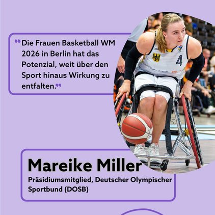 „Die Frauen Basketball WM 2026 in Berlin hat das Potenzial, weit über den Sport hinaus Wirkung zu entfalten.“
Noch 3... „Die Frauen Basketball WM 2026 in Berlin hat das Potenzial, weit über den Sport hinaus Wirkung zu entfalten.“
Noch 3...