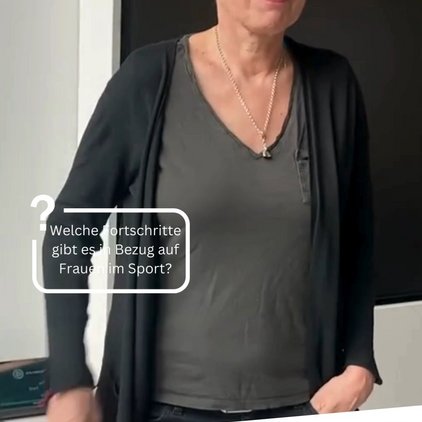 Welche Fortschritte hast Du in den letzten Jahren festgestellt, in Bezug auf Frauen im Sport, das fragte Klischeefrei im... Welche Fortschritte hast Du in den letzten Jahren festgestellt, in Bezug auf Frauen im Sport, das fragte Klischeefrei im...